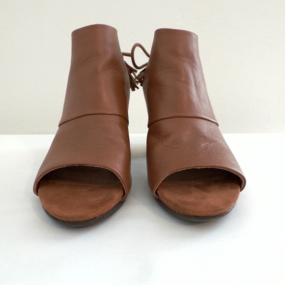 Kenneth Cole Reaction Reach The Stars Block Heel Sandals 8.5 Brown - Picture 4 of 15